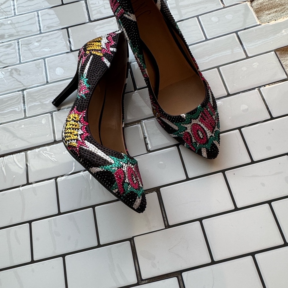Inc Colorful Graphic Women's Heels
